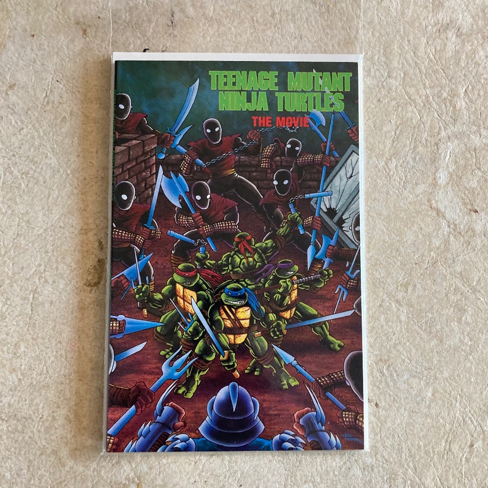 Vintage 1990 TMNT The Movie Adaptation Comic Book New